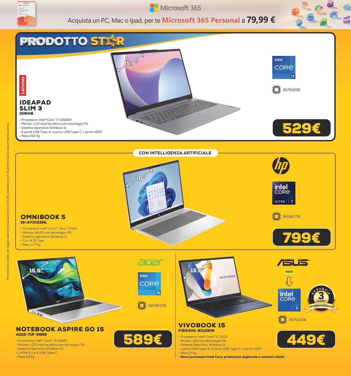 euronics - Volantino Euronics - Black Friday Gran Finale valido dal 26/11 al 01/12 - page: 32