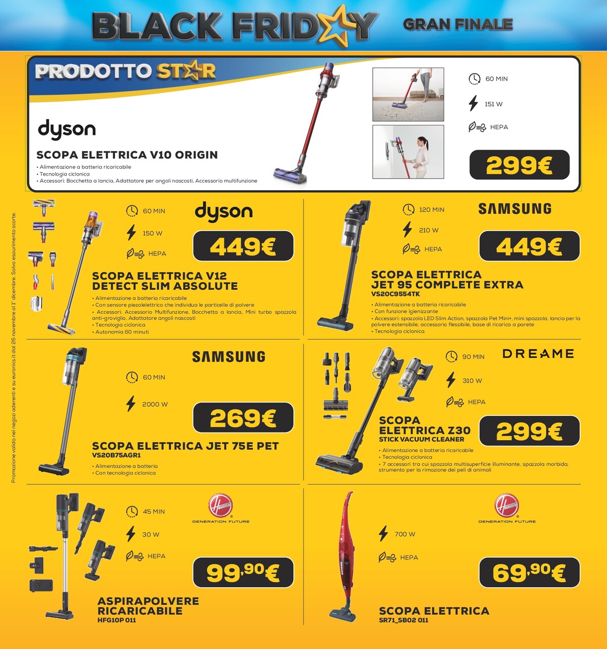 euronics - Volantino Euronics - Black Friday Gran Finale valido dal 26/11 al 01/12 - page: 43