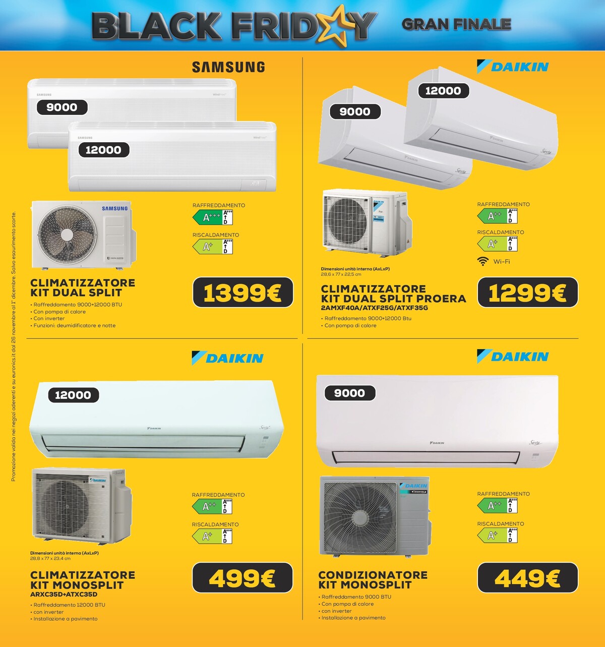 euronics - Volantino Euronics - Black Friday Gran Finale valido dal 26/11 al 01/12 - page: 13