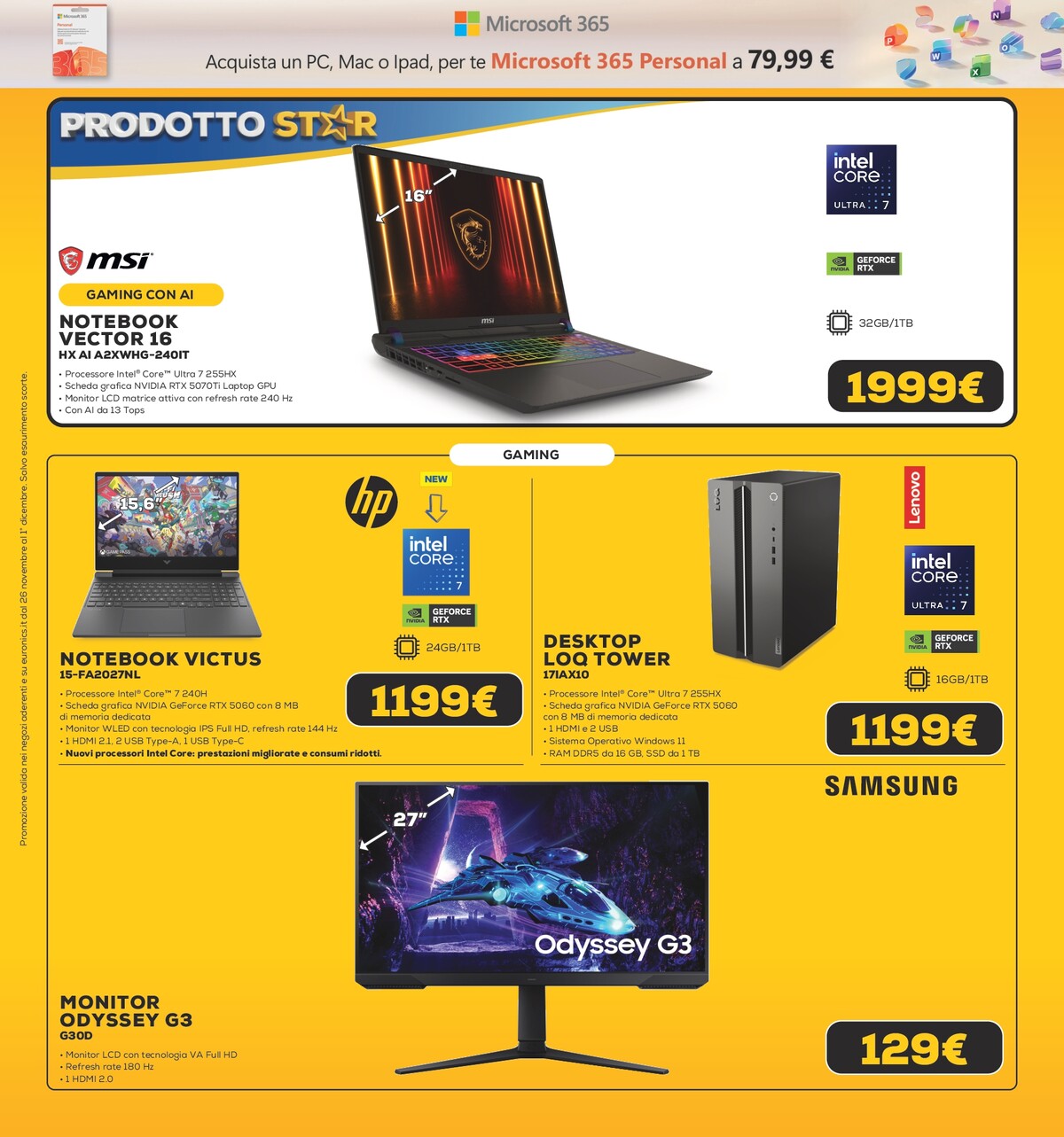 euronics - Volantino Euronics - Black Friday Gran Finale valido dal 26/11 al 01/12 - page: 27