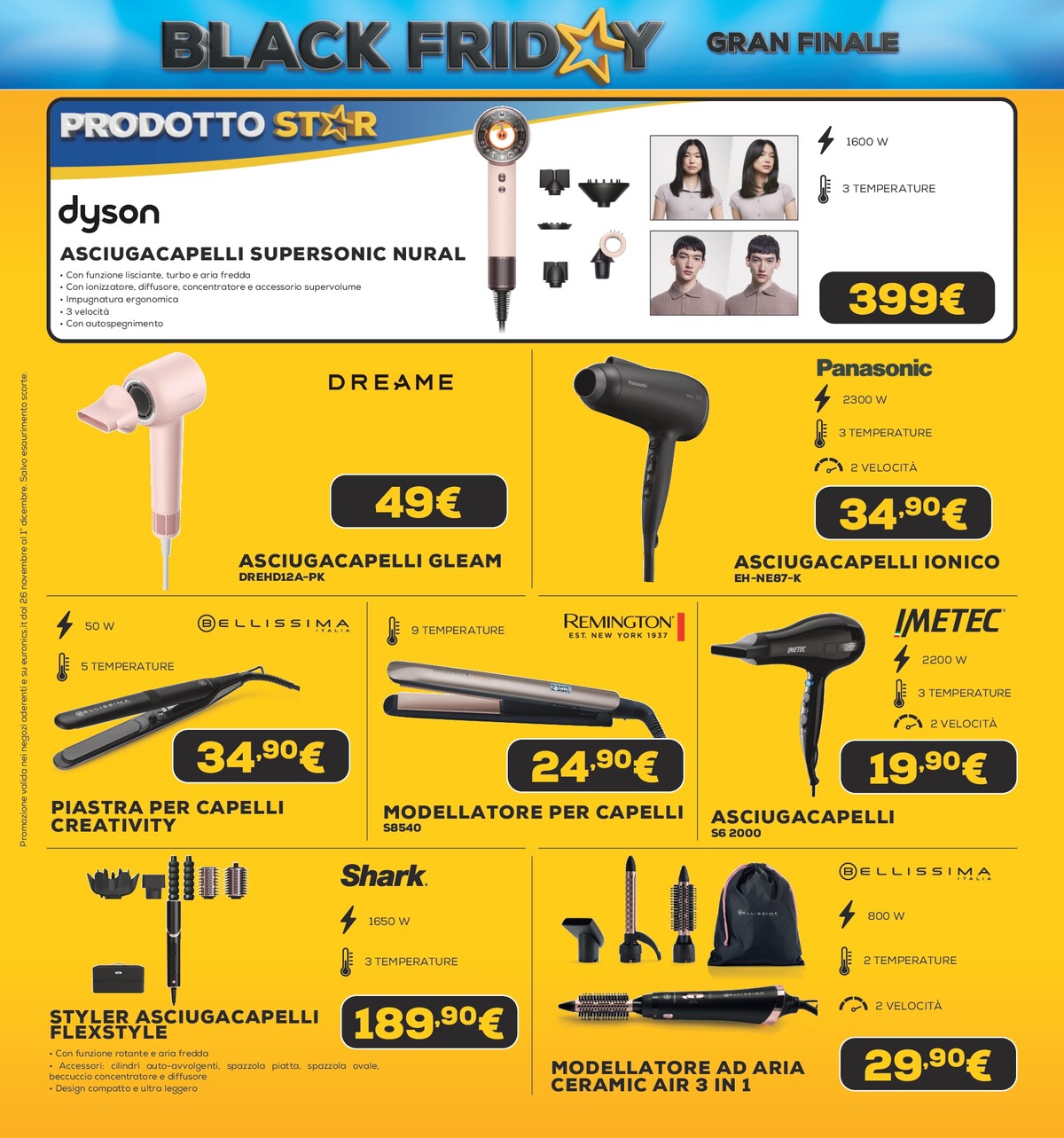euronics - Volantino Euronics - Black Friday Gran Finale valido dal 26/11 al 01/12 - page: 49