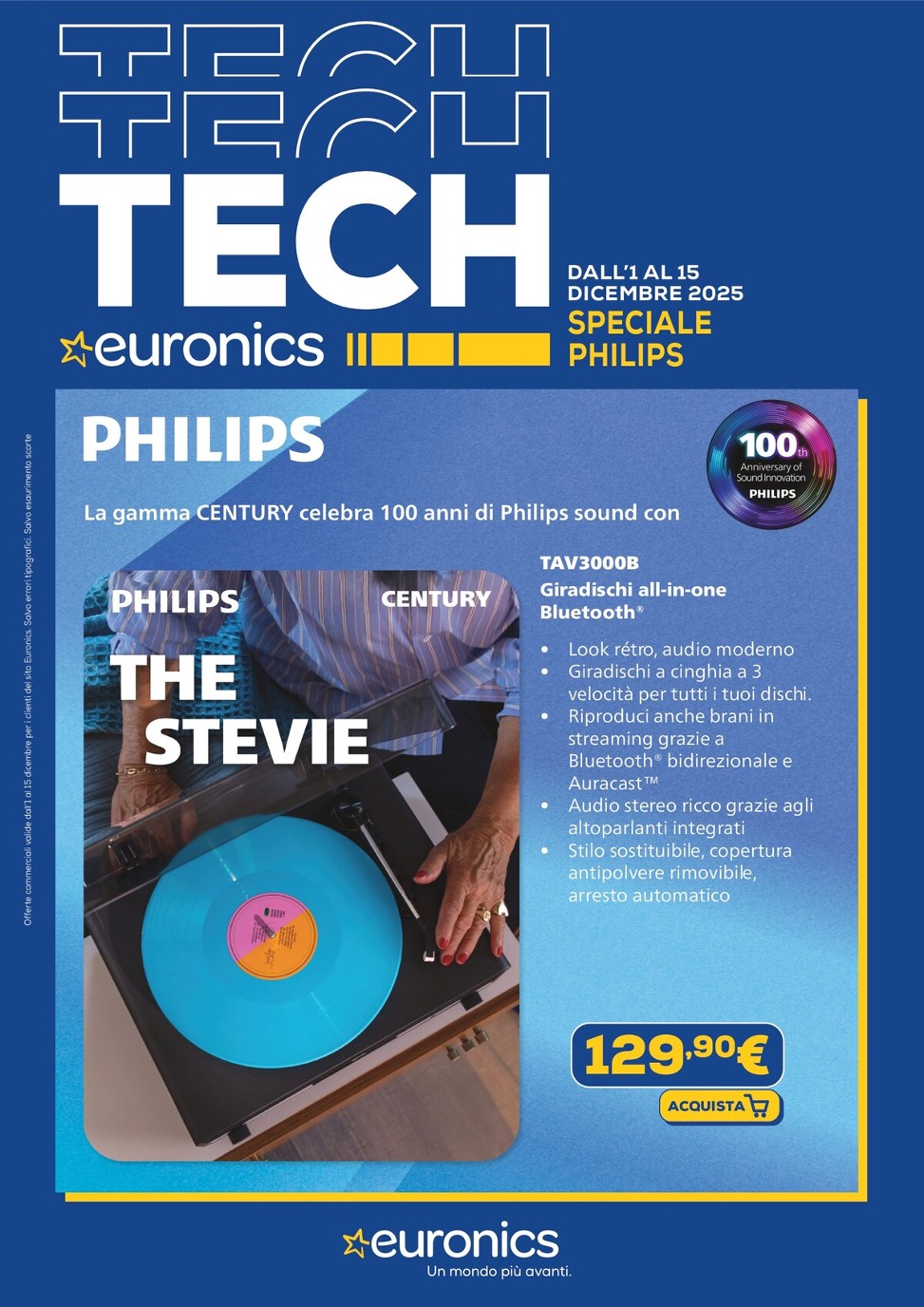 euronics - Volantino Euronics - Speciale Philips valido dal 01/12 al 15/12