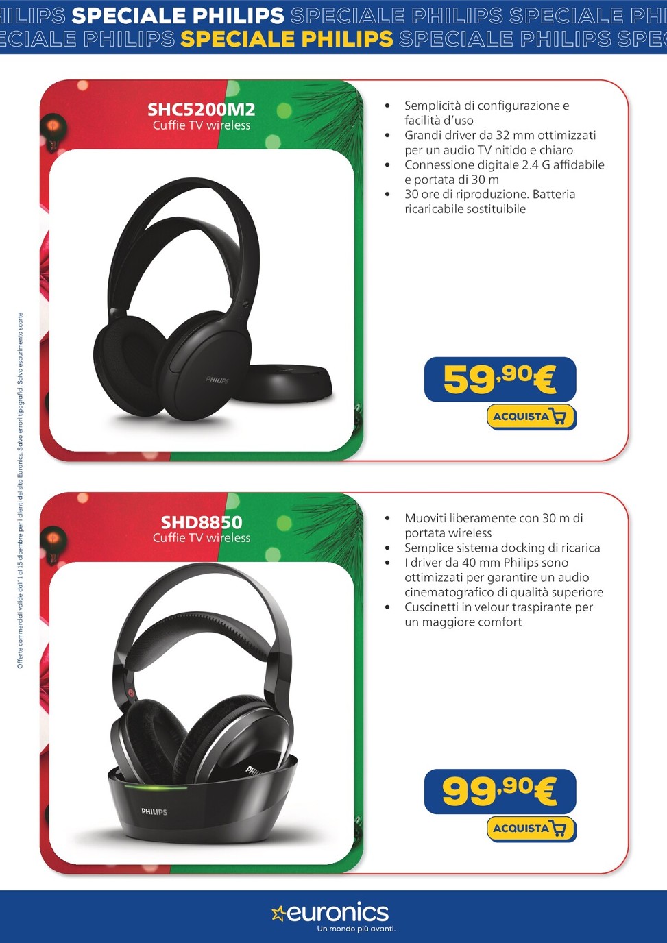euronics - Volantino Euronics - Speciale Philips valido dal 01/12 al 15/12 - page: 9