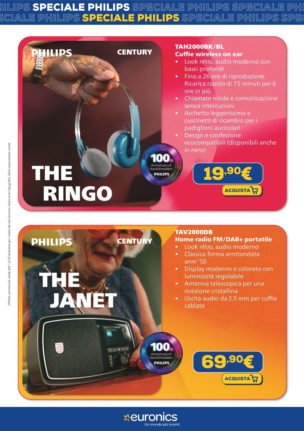 euronics - Volantino Euronics - Speciale Philips valido dal 01/12 al 15/12 - page: 3