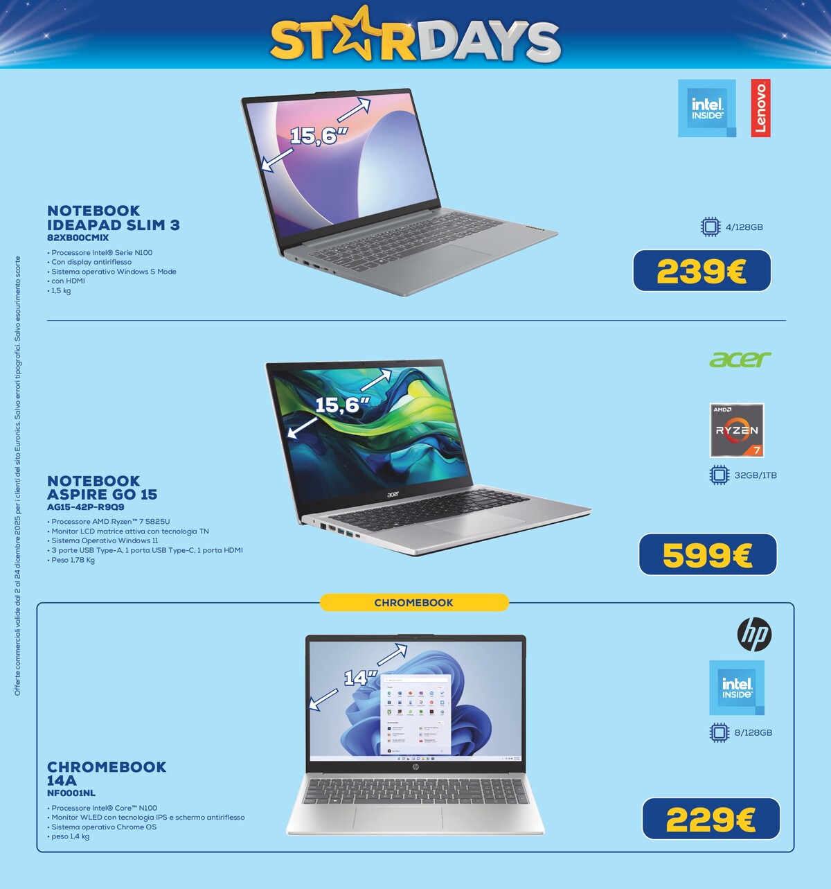 euronics - Volantino Euronics valido dal 02/12 al 24/12 - page: 6