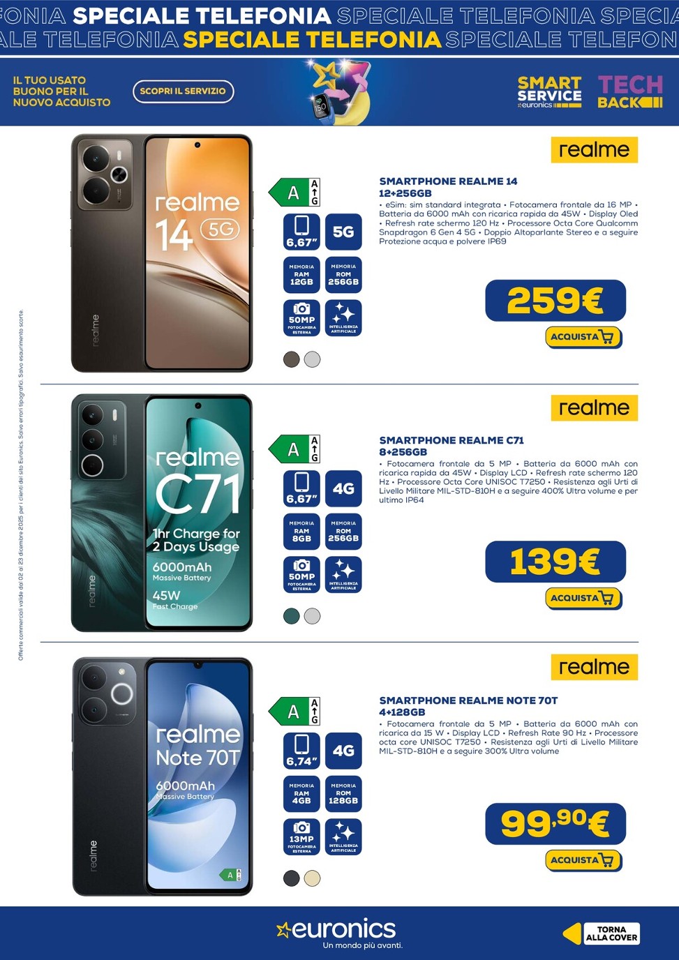 euronics - Volantino Euronics - Speciale Telefonia valido dal 02/12 al 23/12 - page: 10