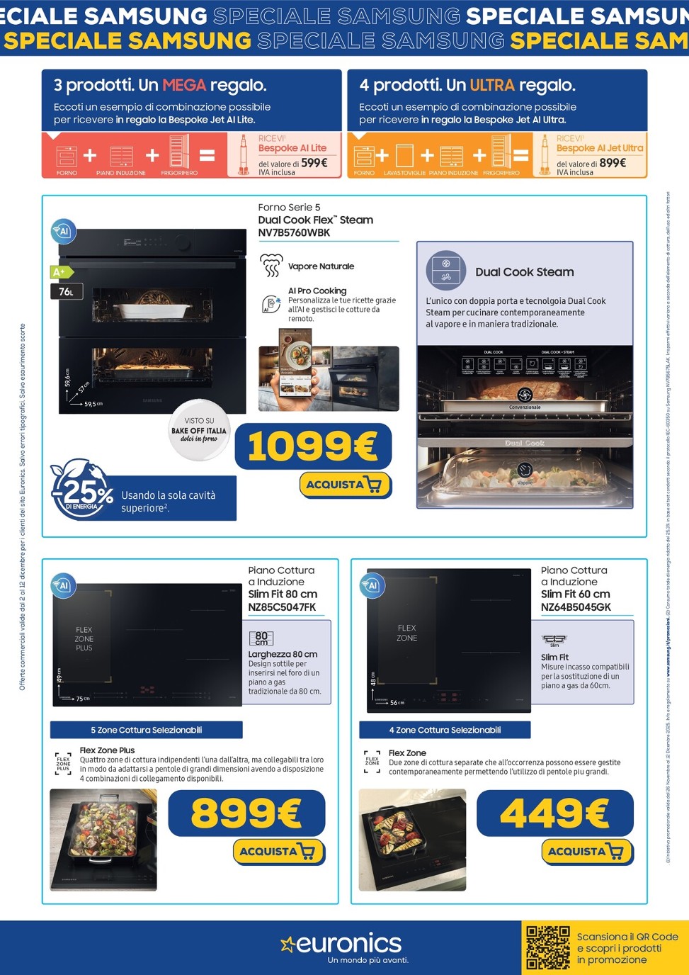 euronics - Volantino Euronics - Speciale Samsung Grandi Elettrodomestici valido dal 02/12 al 12/12 - page: 7