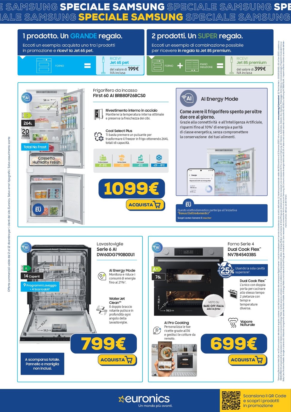 euronics - Volantino Euronics - Speciale Samsung Grandi Elettrodomestici valido dal 02/12 al 12/12 - page: 6