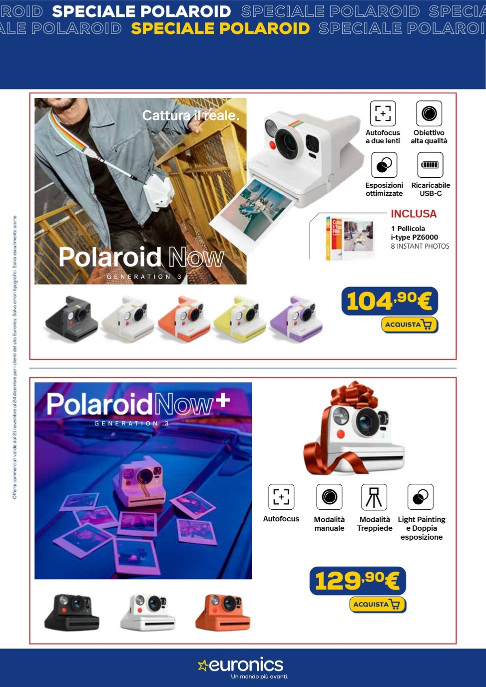 euronics - Volantino Euronics - Speciale Polaroid valido dal 21/11 al 24/12 - page: 4