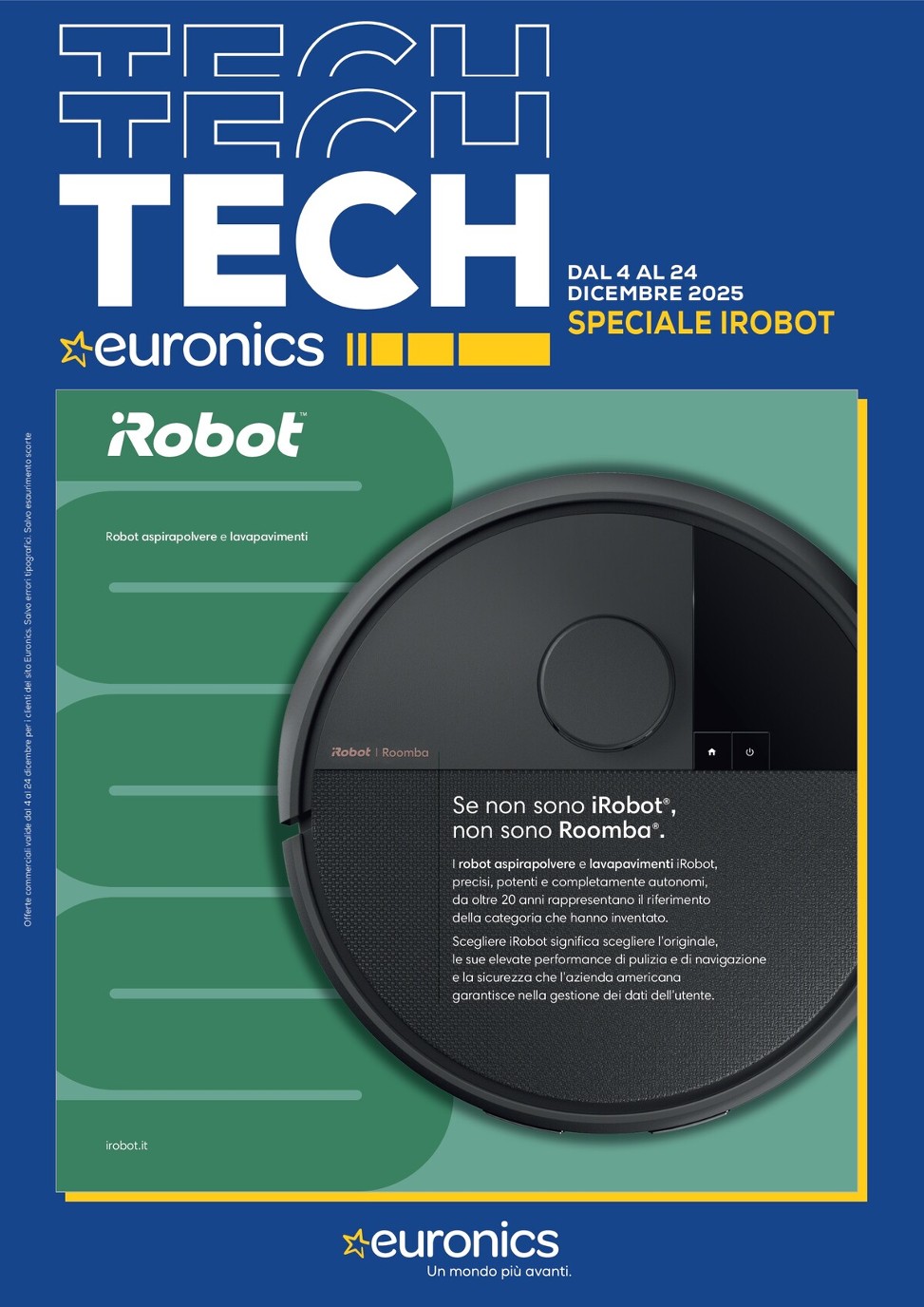 euronics - Volantino Euronics - Speciale iRobot valido dal 04/12 al 24/12