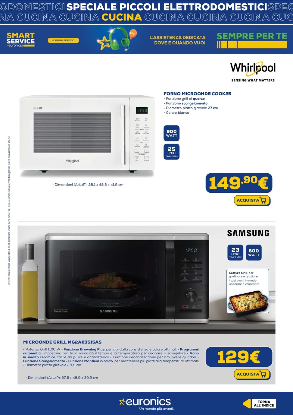 euronics - Volantino Euronics - Speciale Piccoli Elettrodomestici valido dal 04/12 al 31/12 - page: 11