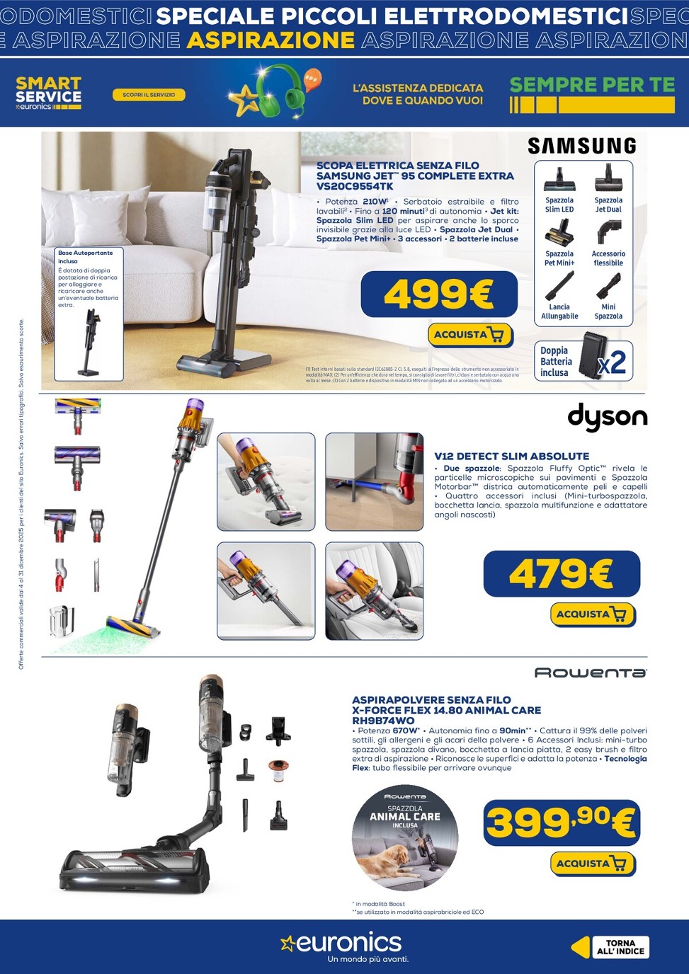 euronics - Volantino Euronics - Speciale Piccoli Elettrodomestici valido dal 04/12 al 31/12 - page: 3