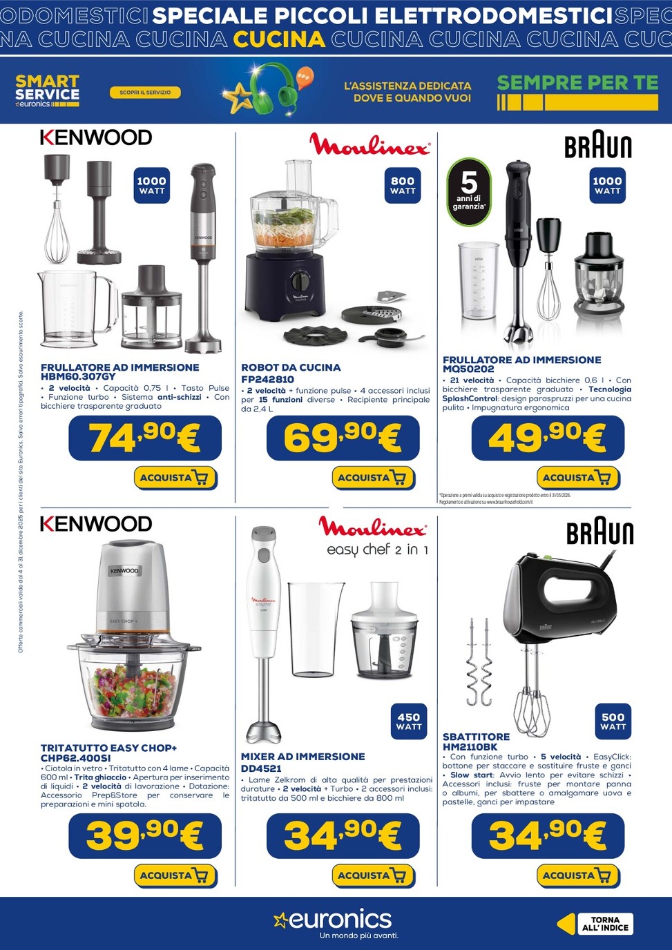 euronics - Volantino Euronics - Speciale Piccoli Elettrodomestici valido dal 04/12 al 31/12 - page: 17