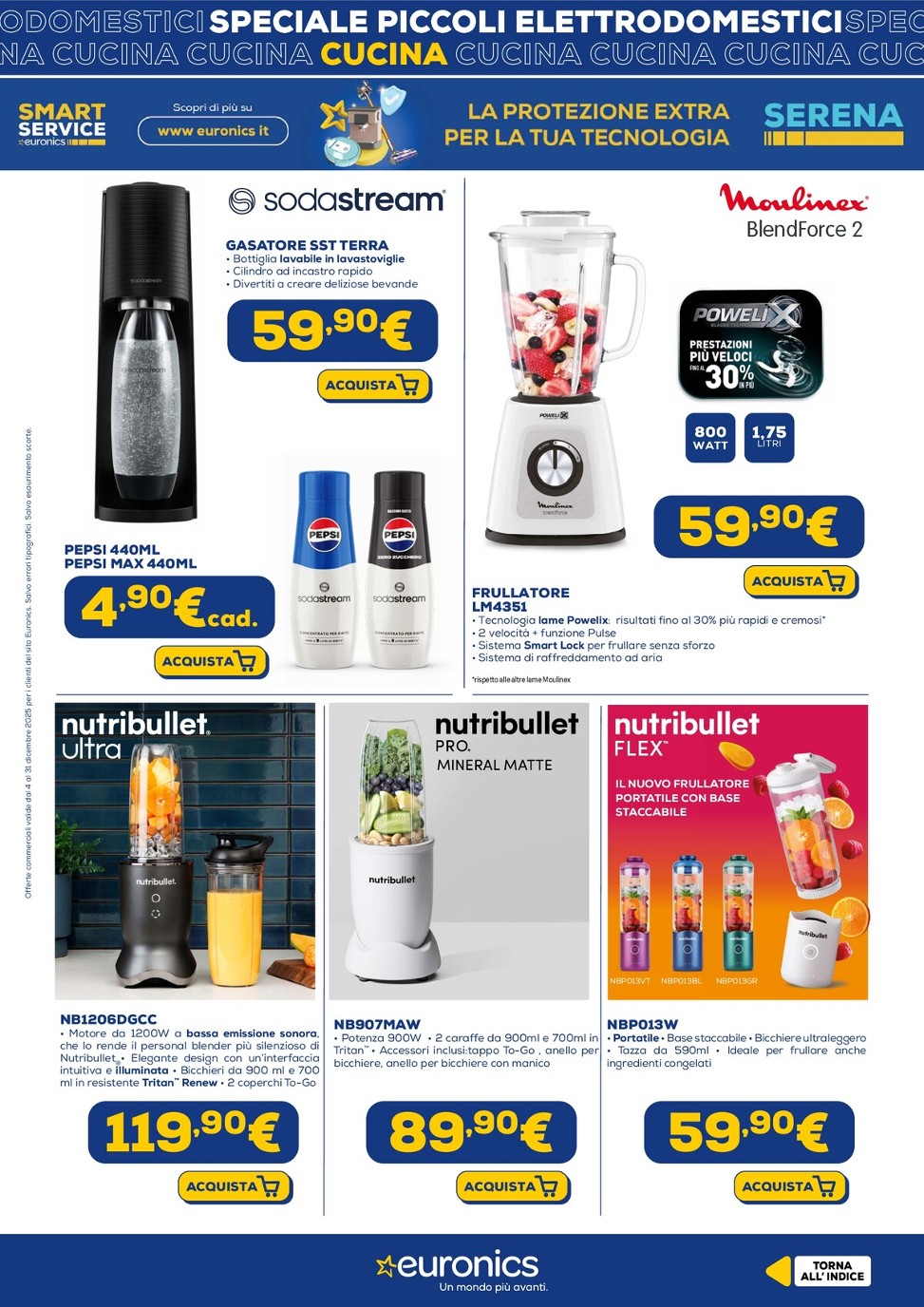 euronics - Volantino Euronics - Speciale Piccoli Elettrodomestici valido dal 04/12 al 31/12 - page: 18