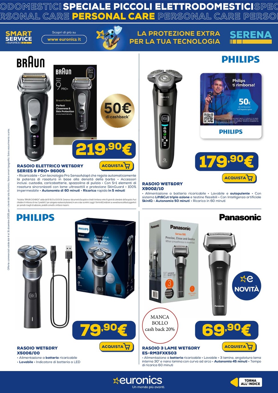euronics - Volantino Euronics - Speciale Piccoli Elettrodomestici valido dal 04/12 al 31/12 - page: 28