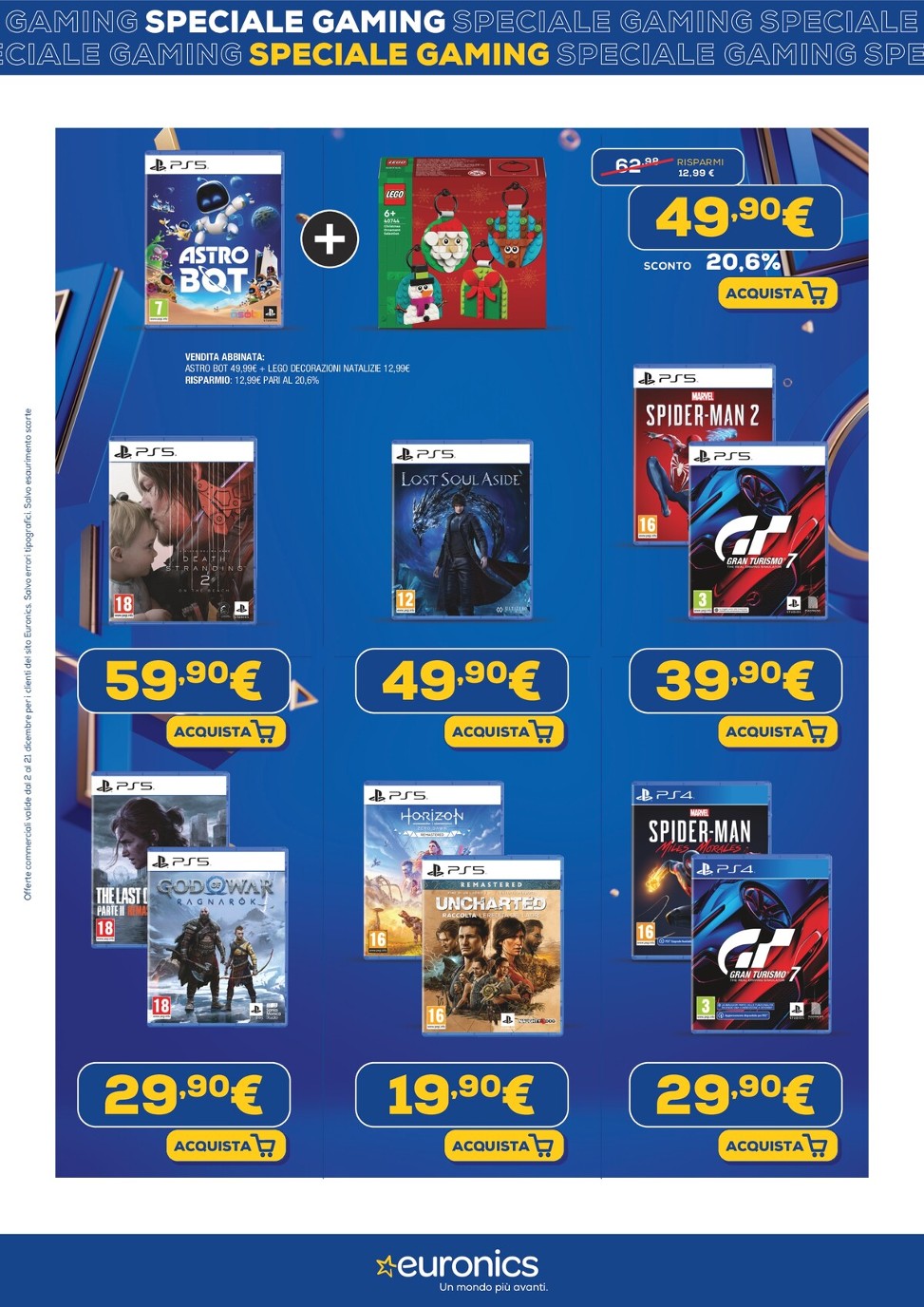 euronics - Volantino Euronics - Speciale Gaming valido dal 02/12 al 21/12 - page: 4