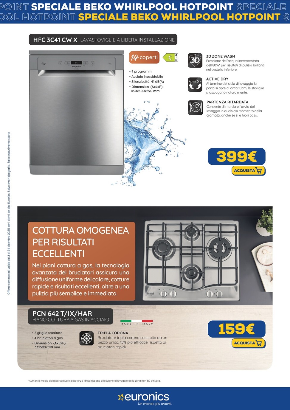 euronics - Volantino Euronics - Speciale Beko valido dal 03/12 al 24/12 - page: 9