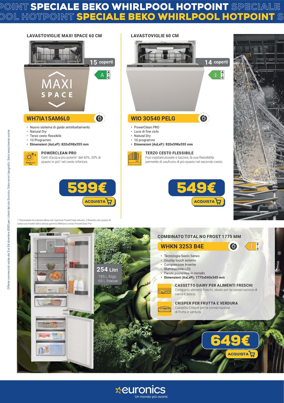 euronics - Volantino Euronics - Speciale Beko valido dal 03/12 al 24/12 - page: 7