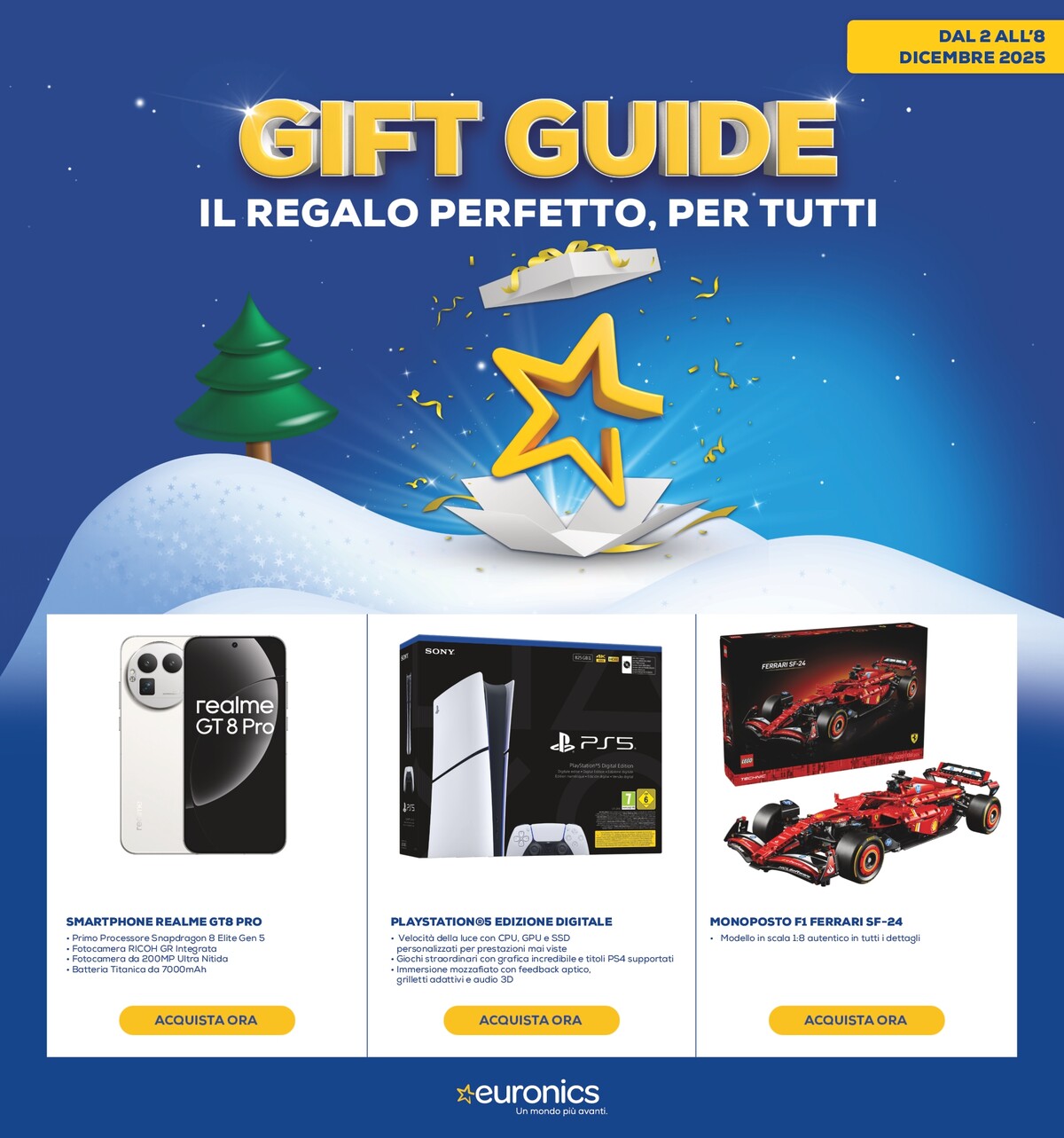 euronics - Volantino Euronics - Gift Guide valido dal 02/12 al 08/12