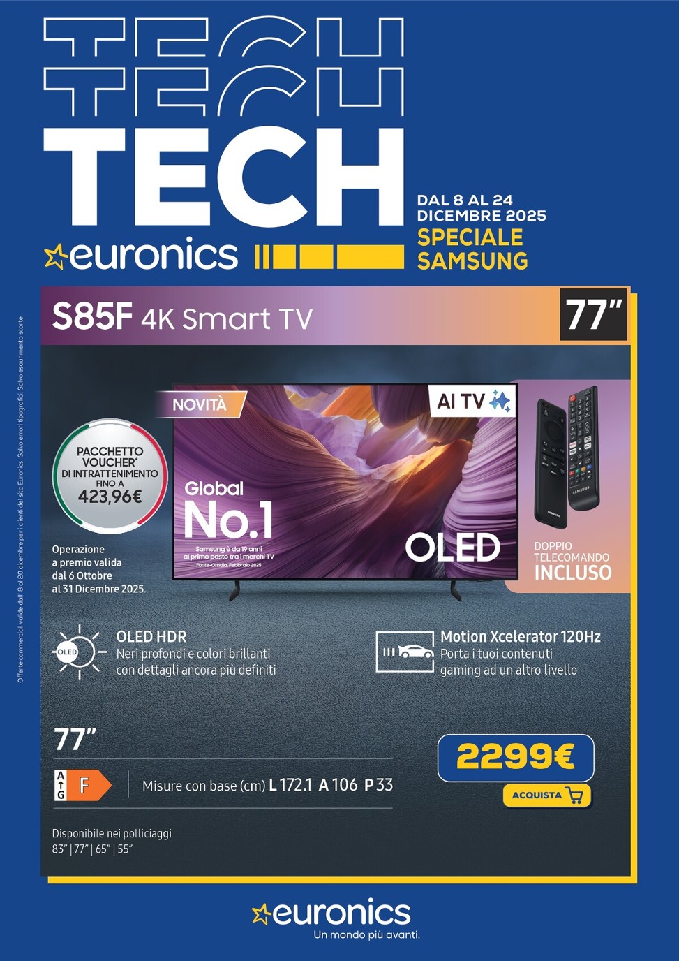 euronics - Volantino Euronics - Speciale Samsung valido dal 08/12 al 24/12 - page: 1