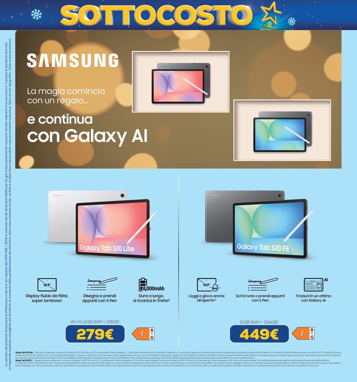 euronics - Volantino Euronics - Sottocosto valido dal 12/12 al 24/12 - page: 23