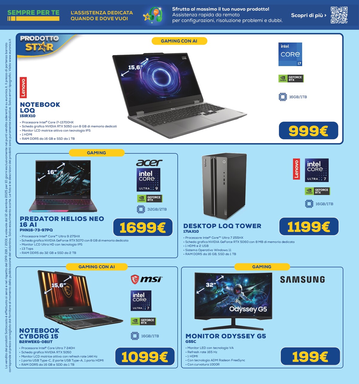 euronics - Volantino Euronics - Sottocosto valido dal 12/12 al 24/12 - page: 16