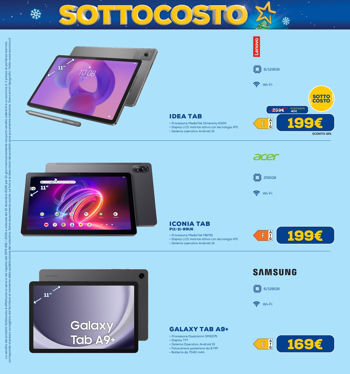 euronics - Volantino Euronics - Sottocosto valido dal 12/12 al 24/12 - page: 21