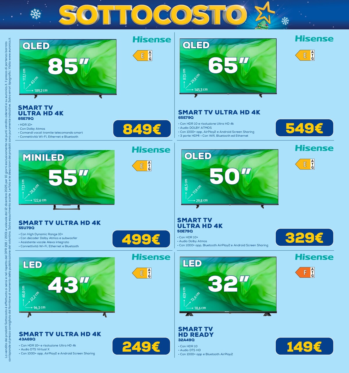 euronics - Volantino Euronics - Sottocosto valido dal 12/12 al 24/12 - page: 11