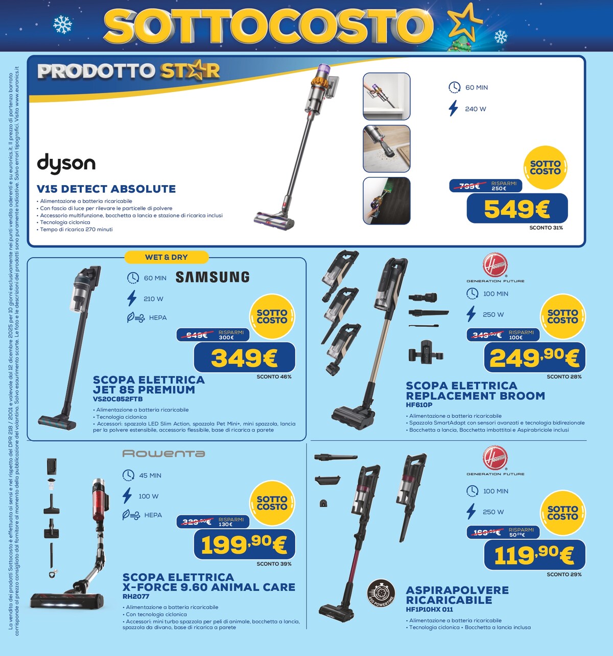euronics - Volantino Euronics - Sottocosto valido dal 12/12 al 24/12 - page: 35