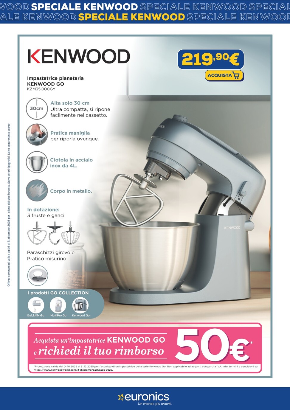 euronics - Volantino Euronics - Speciale Kenwood valido dal 16/12 al 31/12 - page: 2