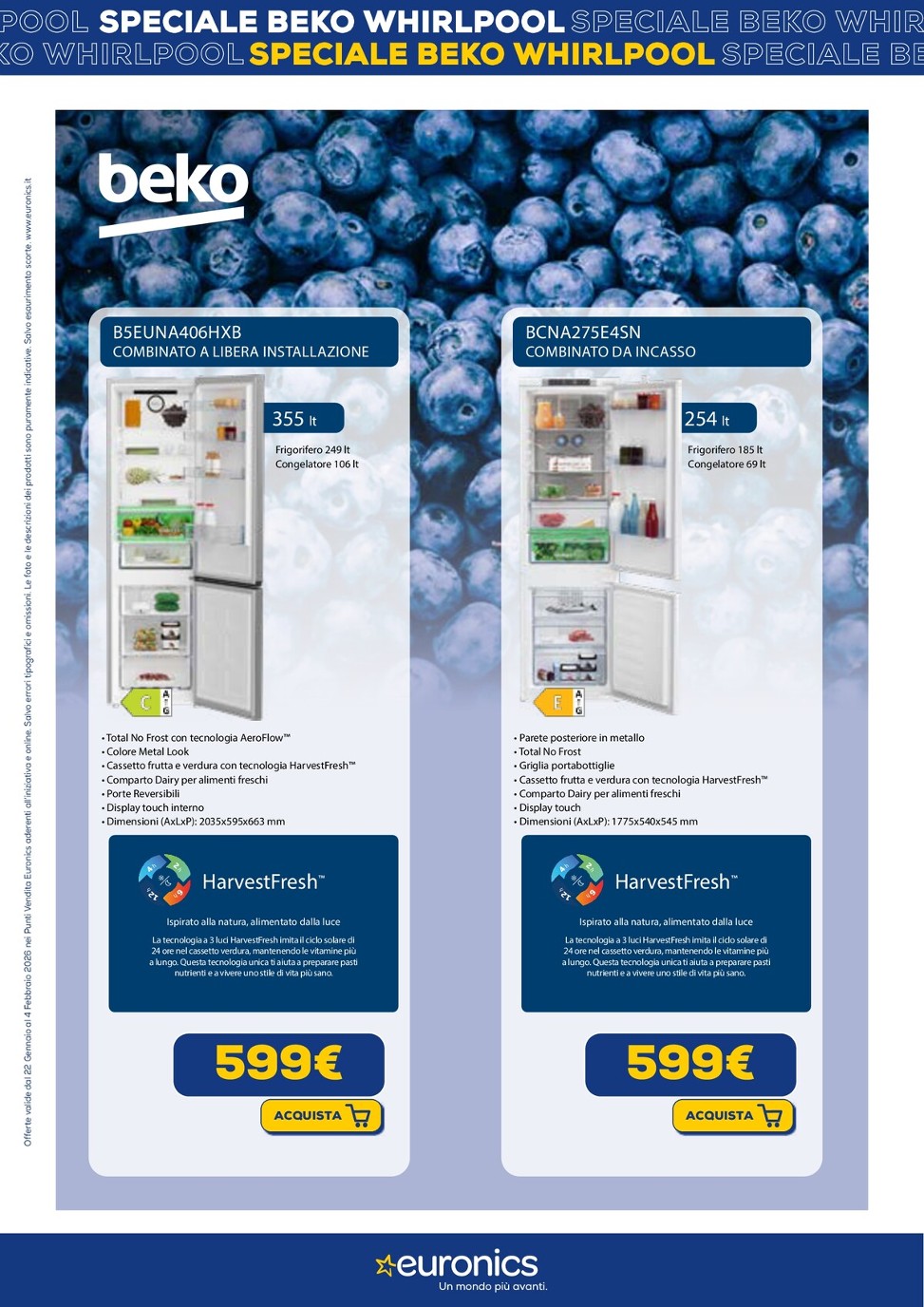 euronics - Volantino Euronics - Speciale Beko valido dal 22/01 al 04/02 - page: 9