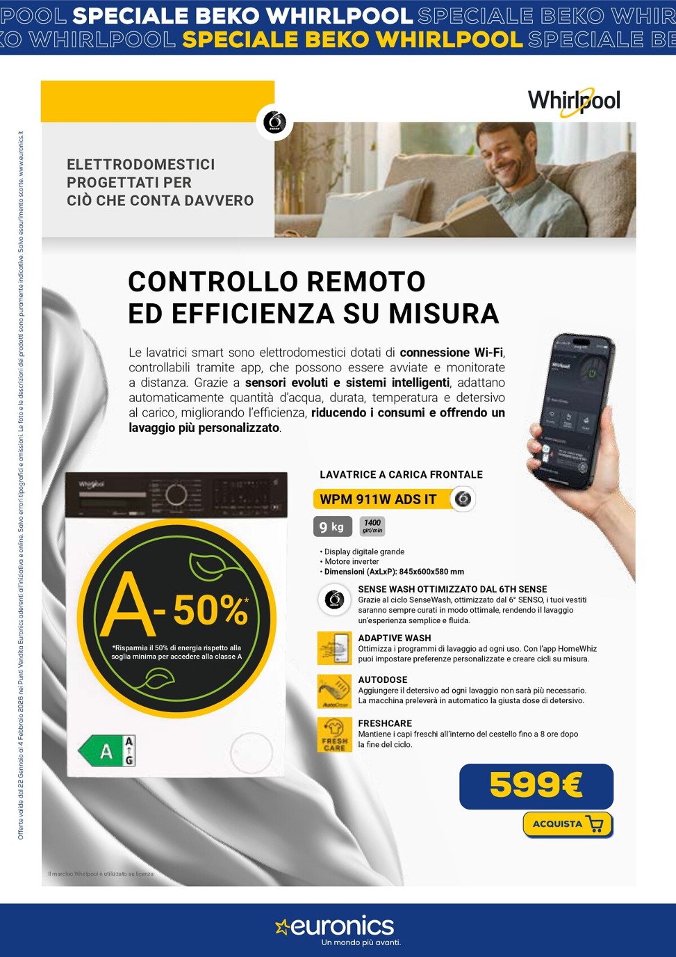 euronics - Volantino Euronics - Speciale Beko valido dal 22/01 al 04/02 - page: 2