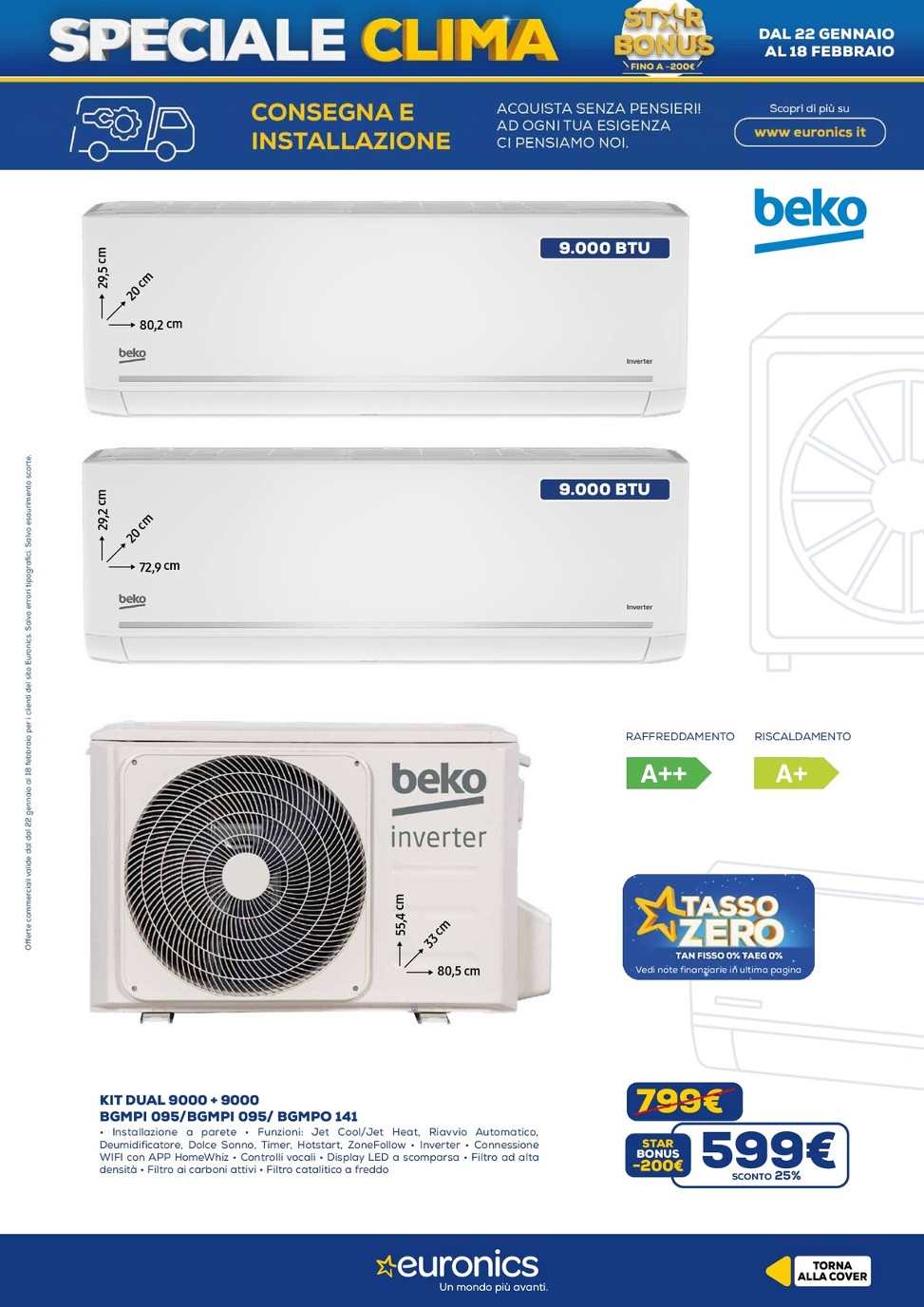 euronics - Volantino Euronics - Speciale Clima valido dal 22/01 al 18/02 - page: 8