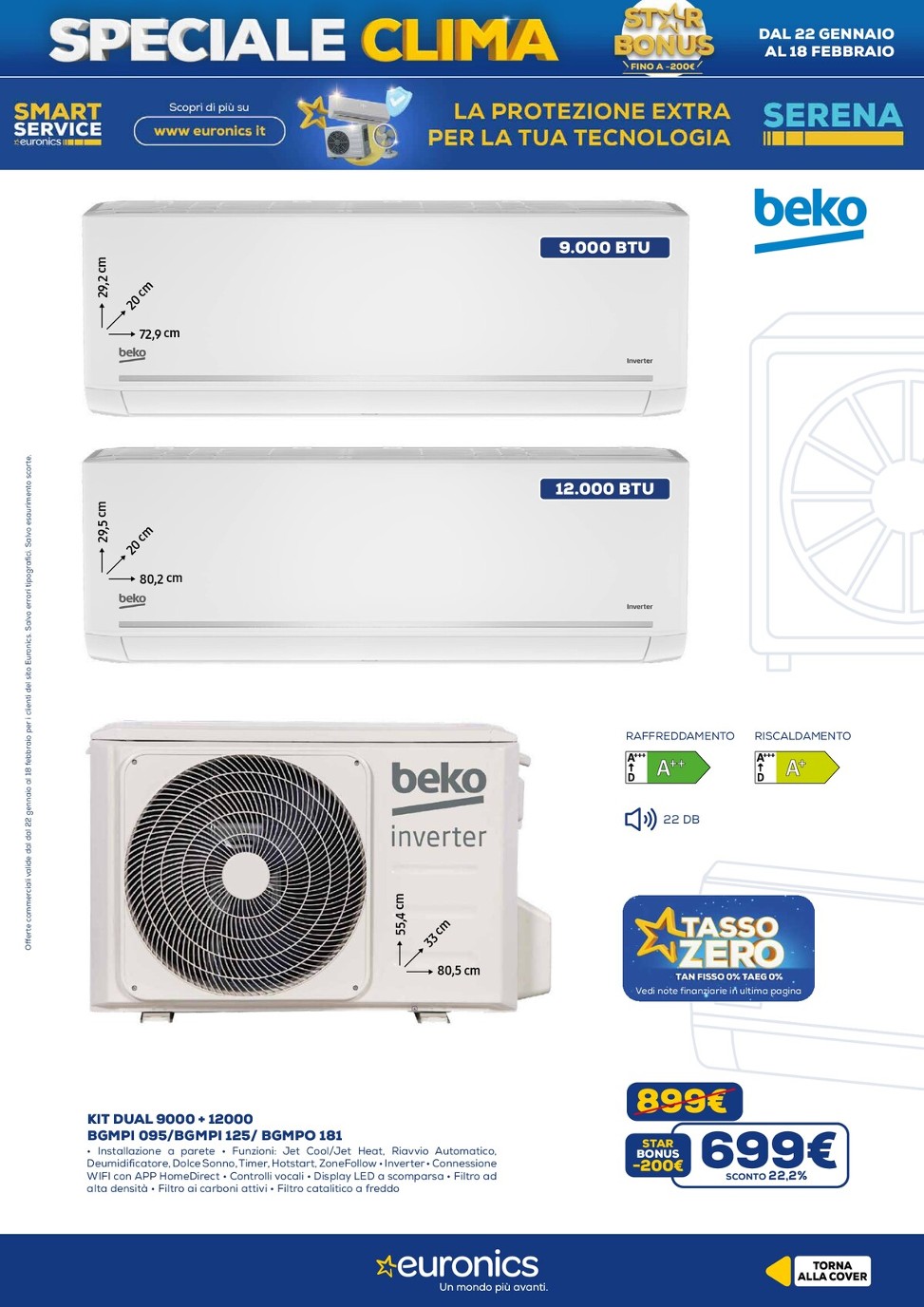 euronics - Volantino Euronics - Speciale Clima valido dal 22/01 al 18/02 - page: 9