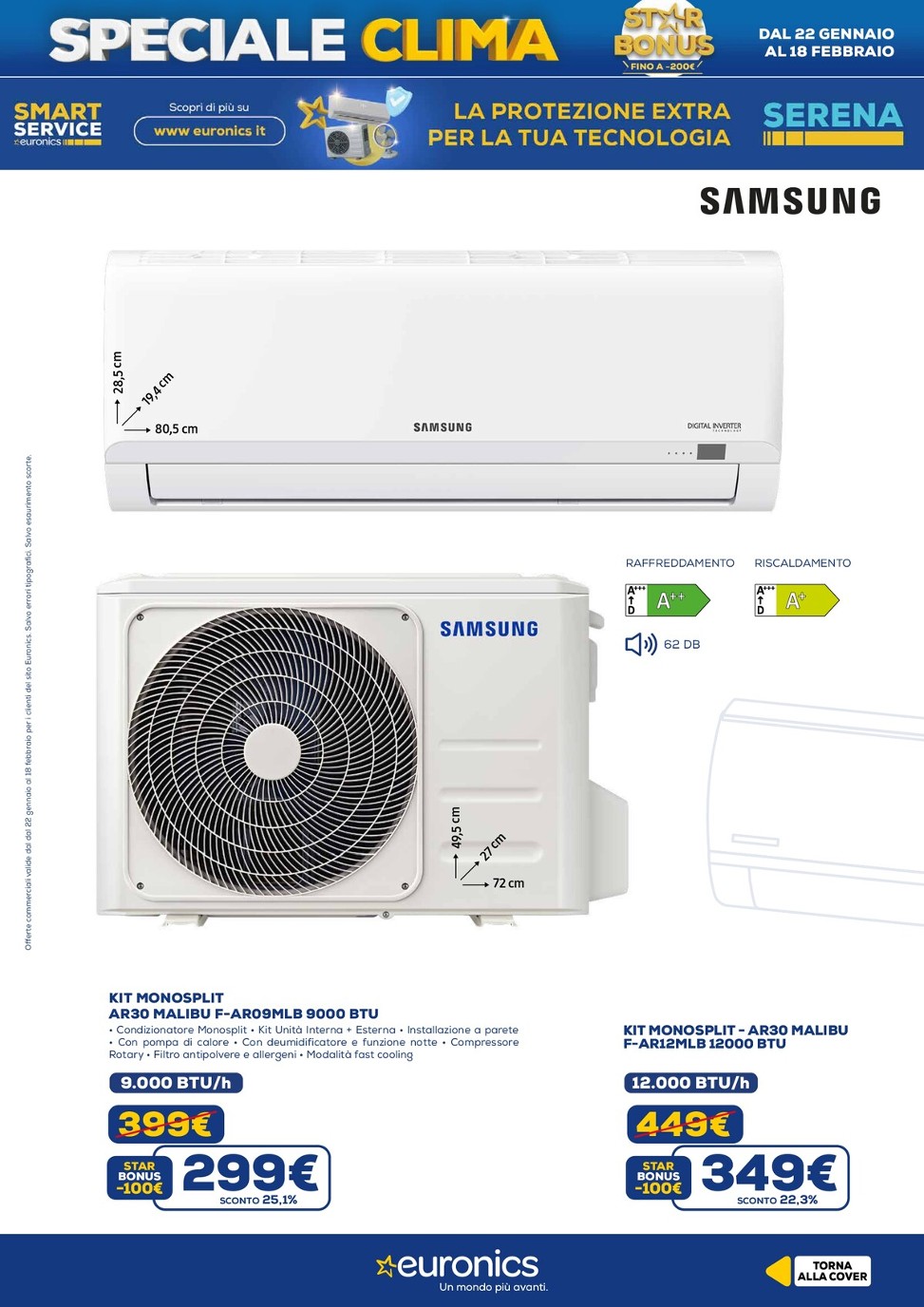 euronics - Volantino Euronics - Speciale Clima valido dal 22/01 al 18/02 - page: 3