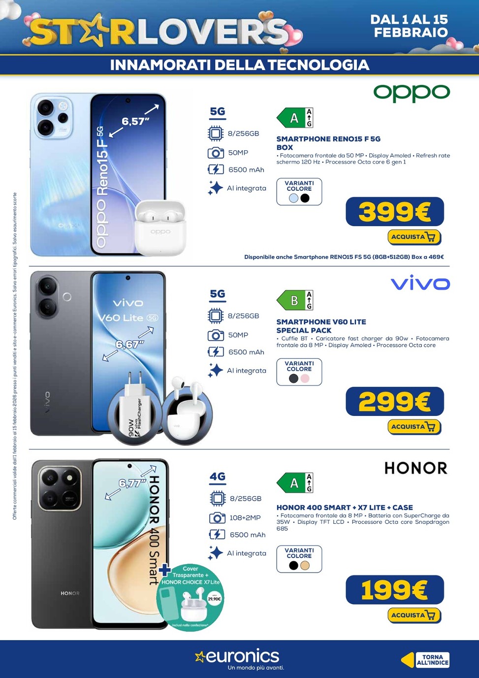 euronics - Volantino Euronics - Star Lovers valido dal 01/02/2026 al 15/02/2026 - page: 4