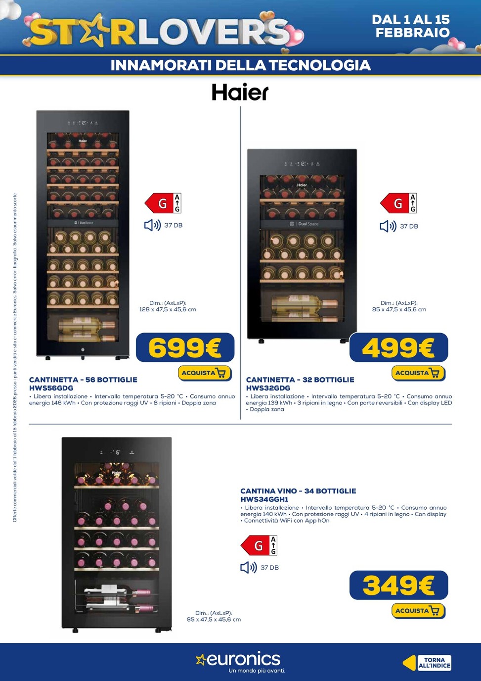 euronics - Volantino Euronics - Star Lovers valido dal 01/02/2026 al 15/02/2026 - page: 34