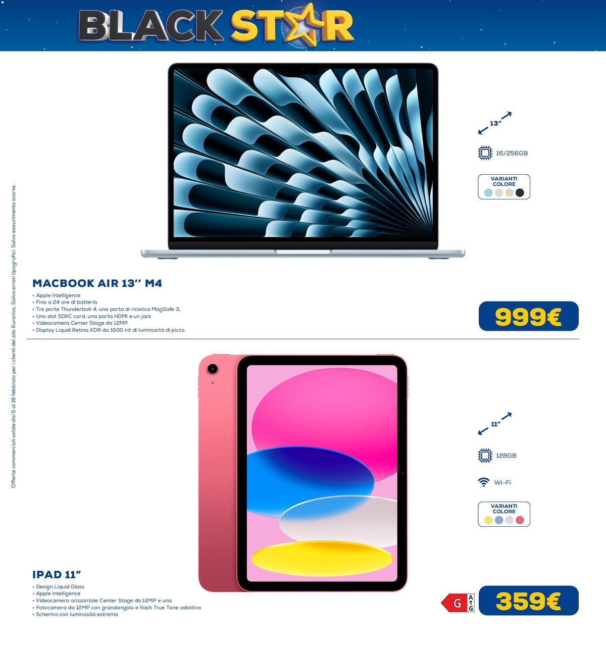 euronics - Volantino Euronics valido dal 05/02/2026 al 18/02/2026 - page: 7