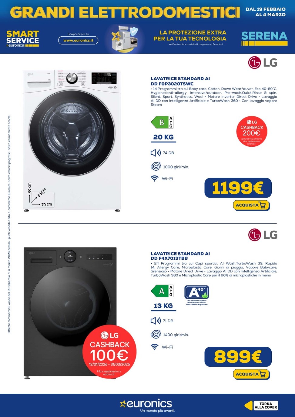 euronics - Volantino Euronics - Grandi Elettrodomestici valido dal 20/02/2026 al 04/03/2026 - page: 5
