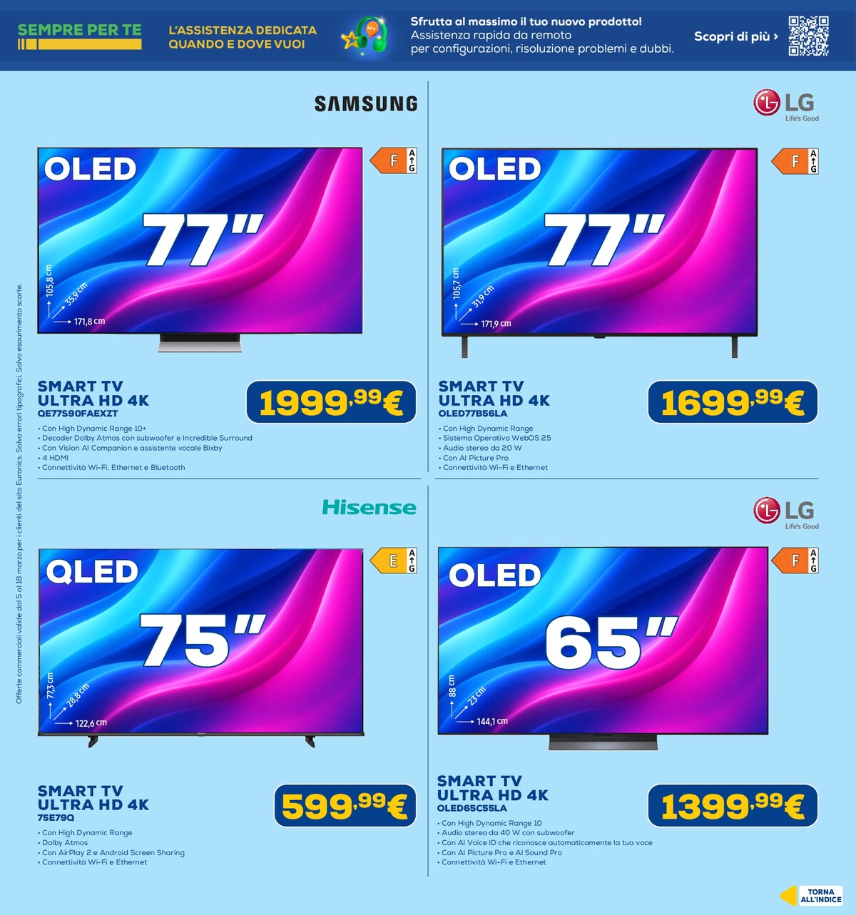 euronics - Volantino Euronics valido dal 05/03/2026 al 18/03/2026 - page: 13