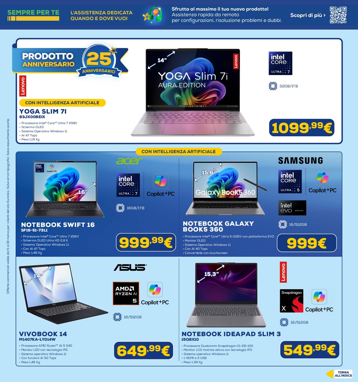 euronics - Volantino Euronics valido dal 05/03/2026 al 18/03/2026 - page: 22