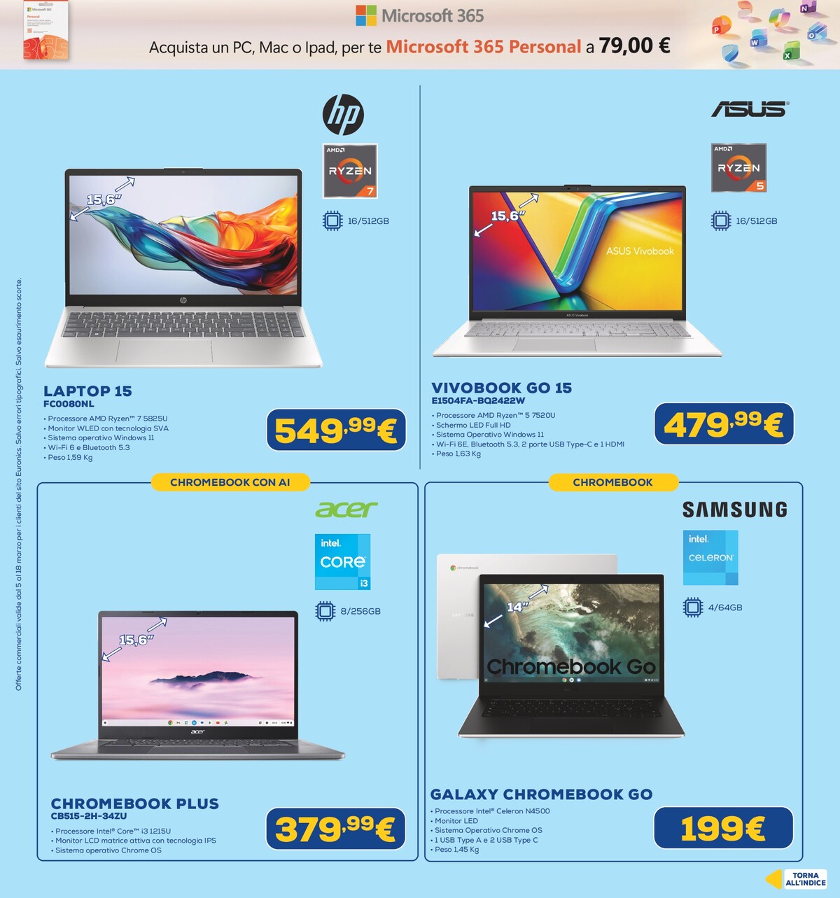 euronics - Volantino Euronics valido dal 05/03/2026 al 18/03/2026 - page: 25