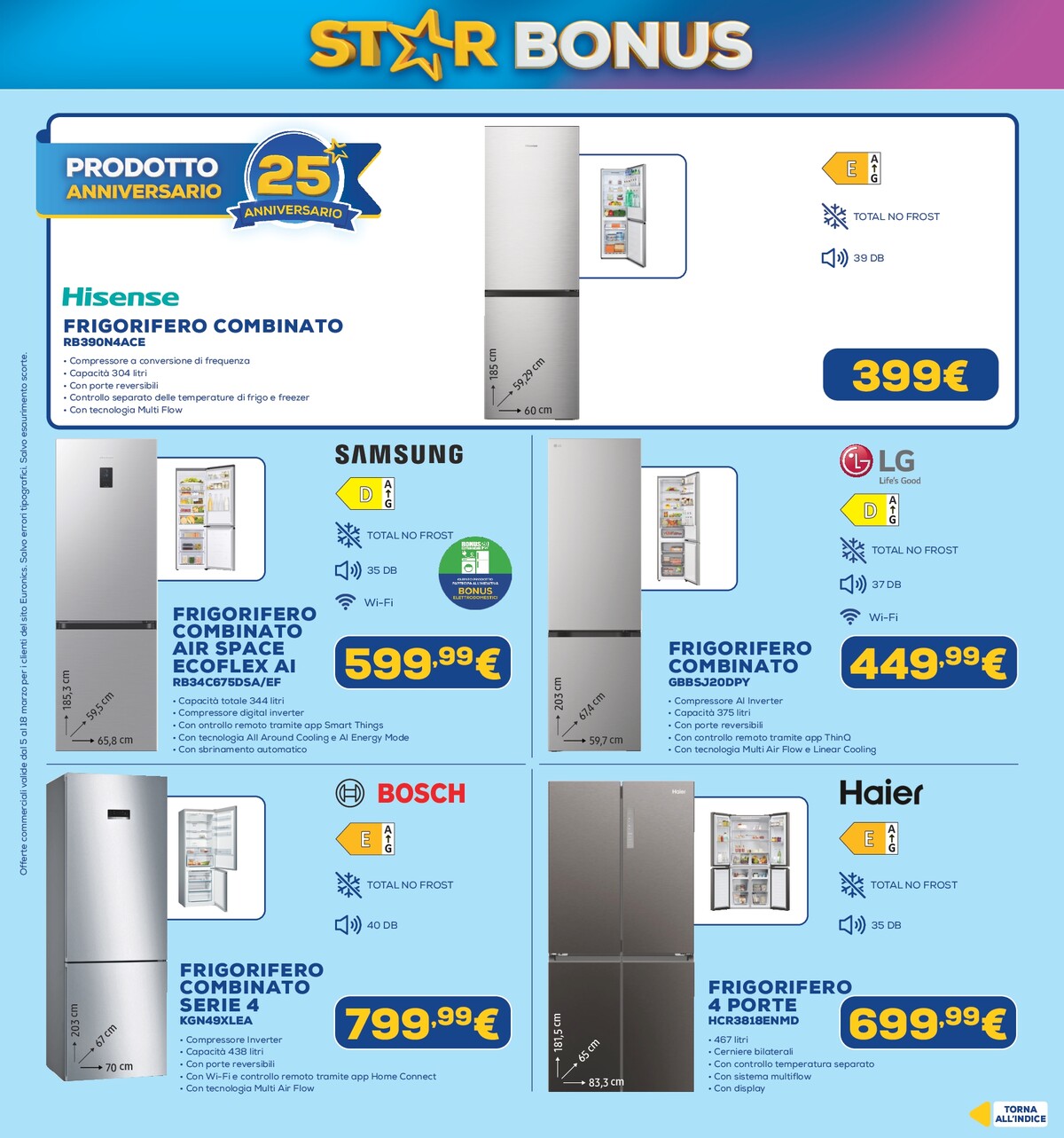 euronics - Volantino Euronics valido dal 05/03/2026 al 18/03/2026 - page: 7