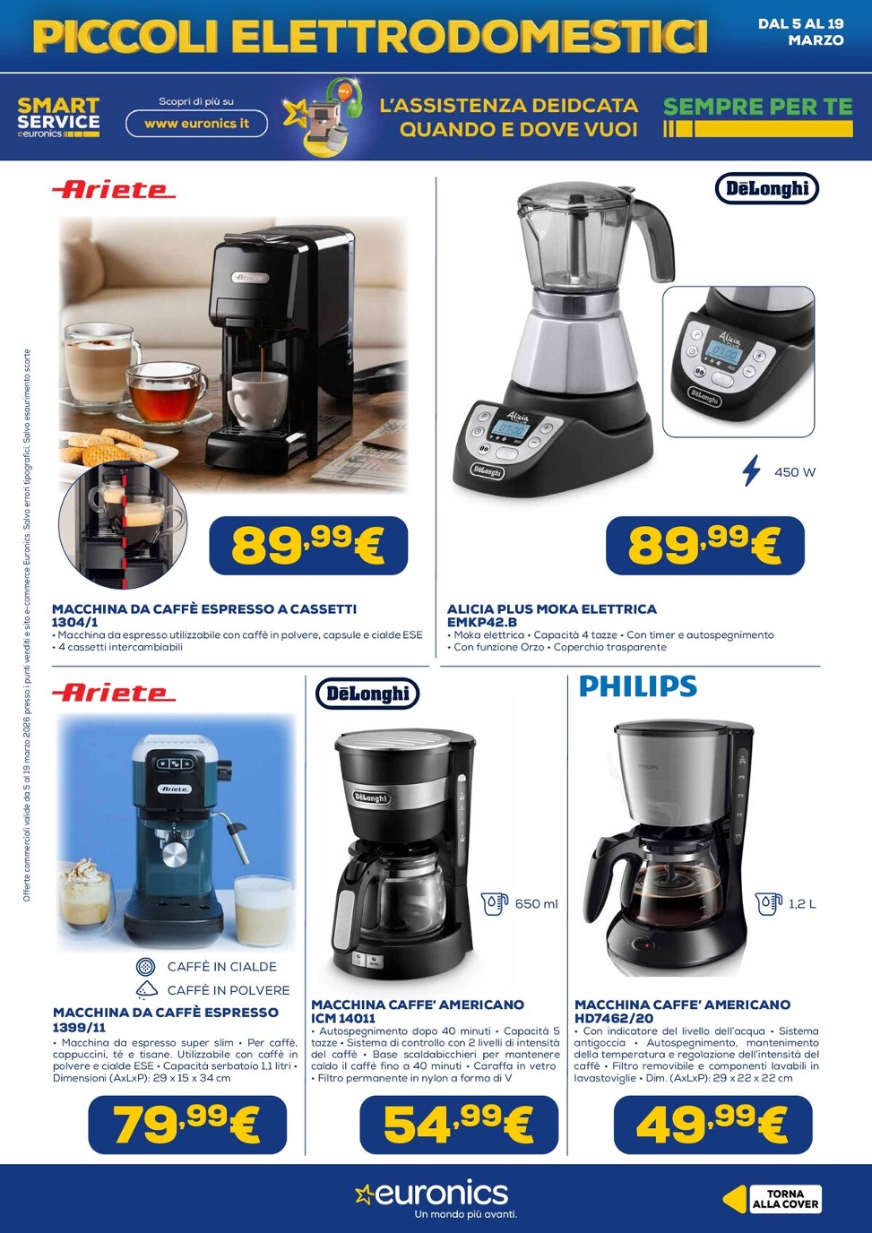 euronics - Volantino Euronics - Speciale Piccoli Elettrodomestici valido dal 05/03/2026 al 19/03/2026 - page: 13