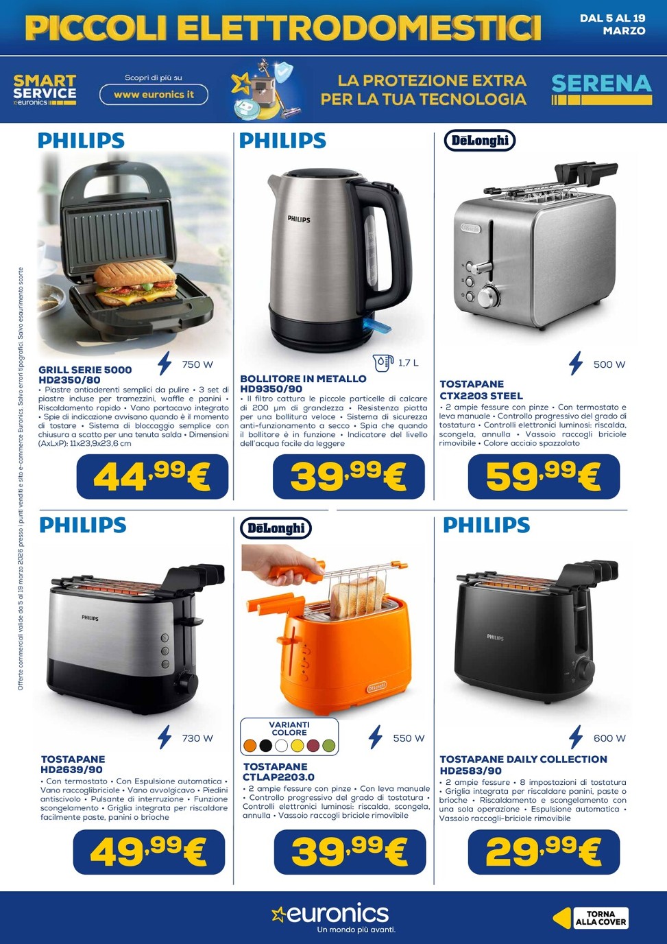euronics - Volantino Euronics - Speciale Piccoli Elettrodomestici valido dal 05/03/2026 al 19/03/2026 - page: 15