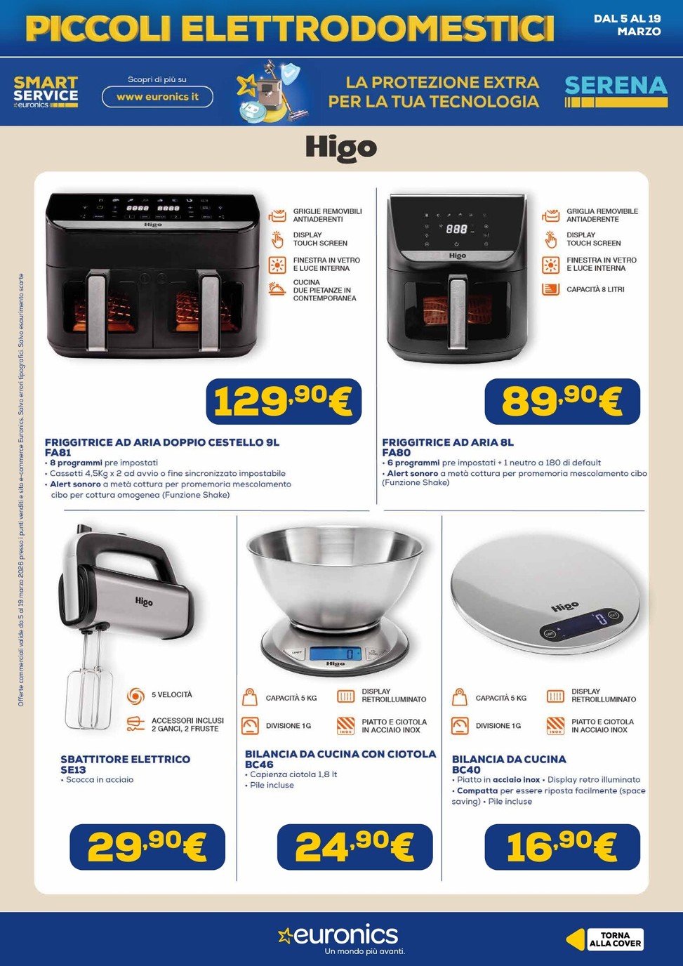 euronics - Volantino Euronics - Speciale Piccoli Elettrodomestici valido dal 05/03/2026 al 19/03/2026 - page: 21