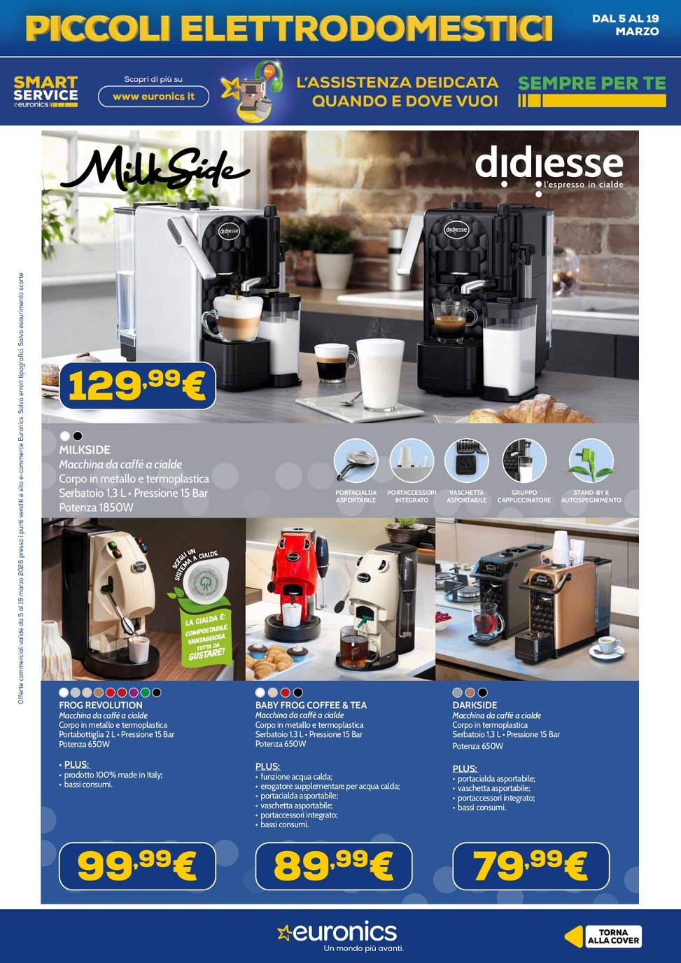 euronics - Volantino Euronics - Speciale Piccoli Elettrodomestici valido dal 05/03/2026 al 19/03/2026 - page: 8