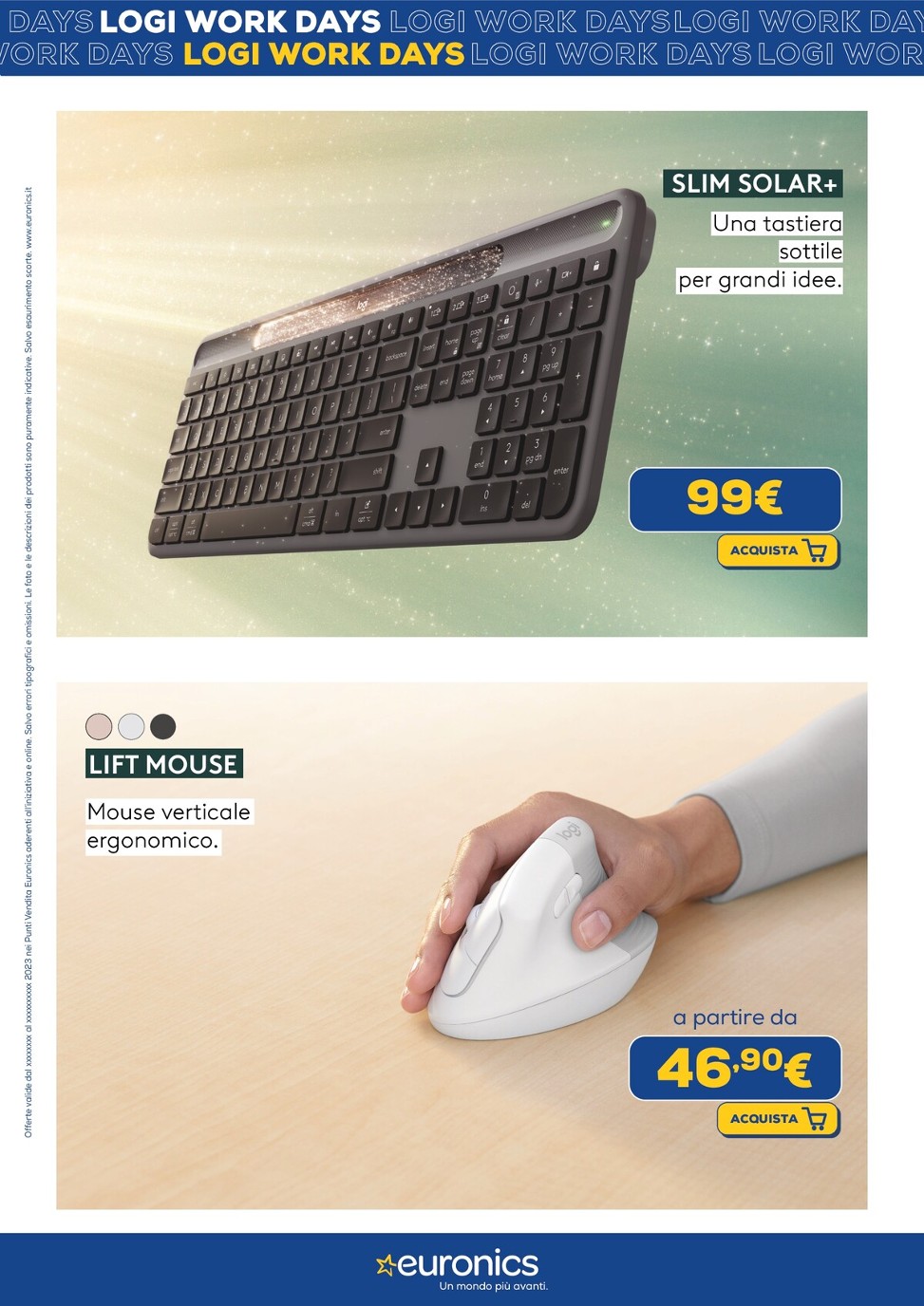 euronics - Volantino Euronics - Speciale Logitech valido dal 09/03/2026 al 22/03/2026 - page: 2