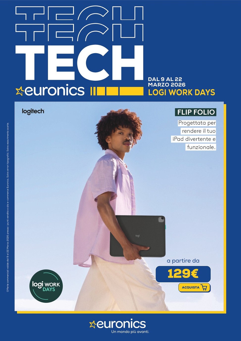 euronics - Volantino Euronics - Speciale Logitech valido dal 09/03/2026 al 22/03/2026 - page: 1