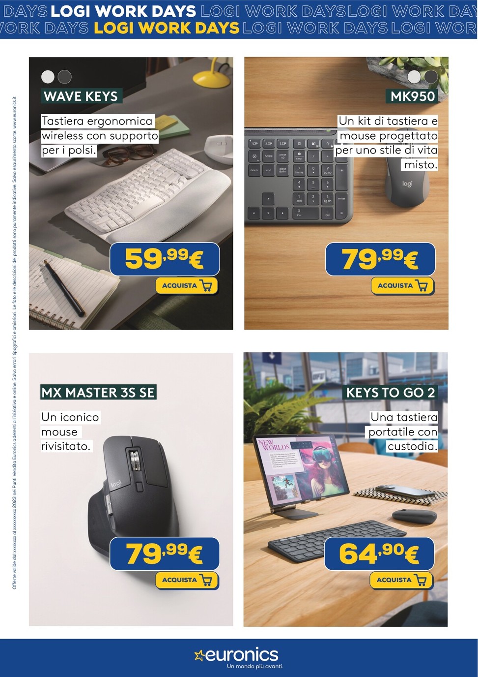 euronics - Volantino Euronics - Speciale Logitech valido dal 09/03/2026 al 22/03/2026 - page: 3